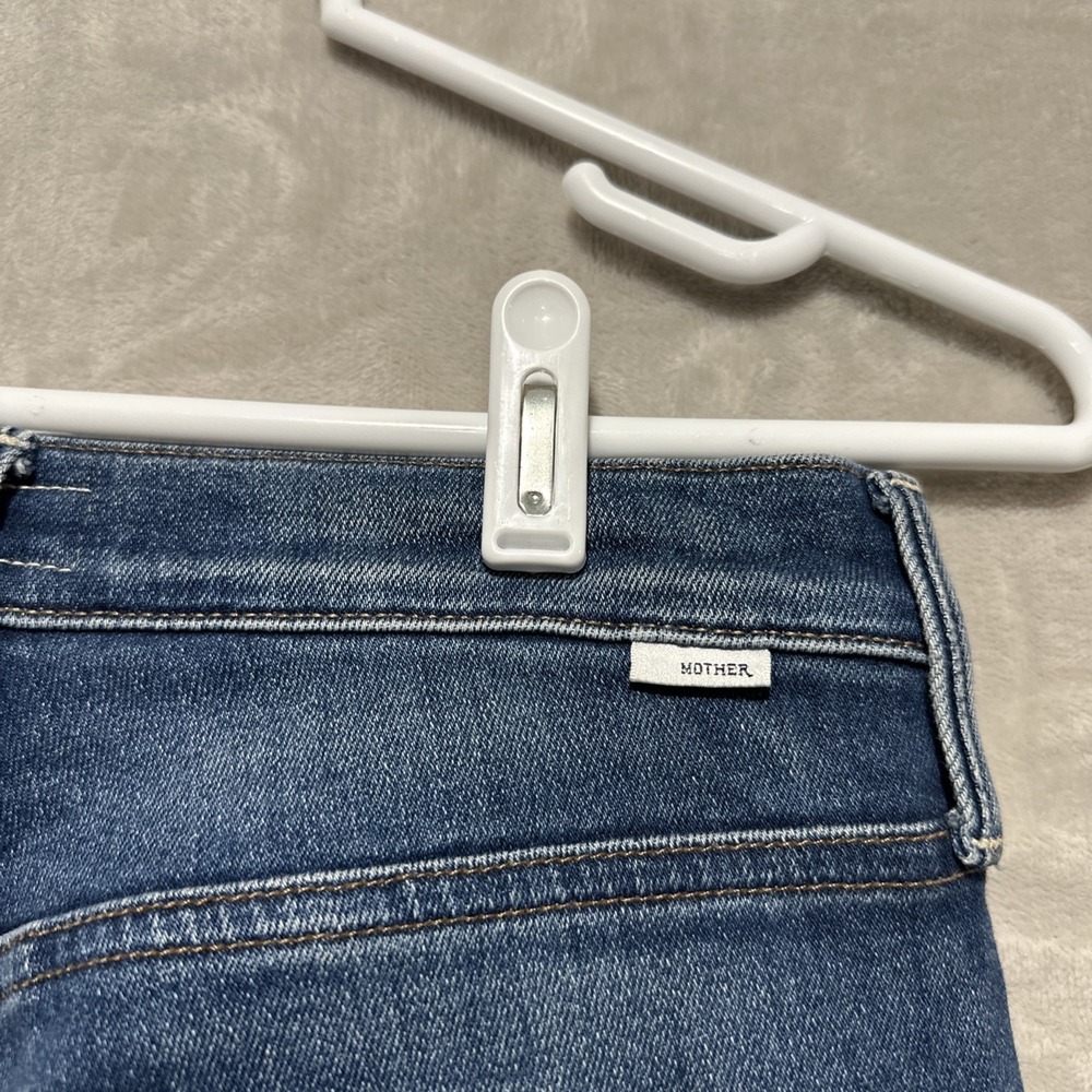 MOTHER The Mid Rise Dazzler Ankle Jeans Sweet & Sassy Wash Size 26 - Picture 7 of 10